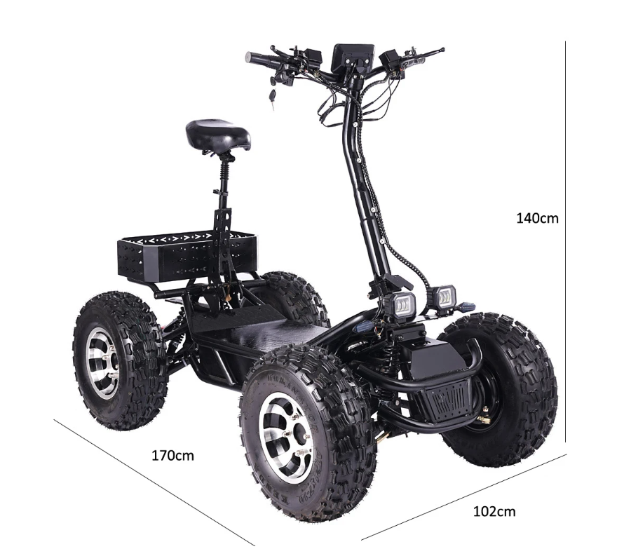 Adult 4 Wheel Road Electric AT - огляд і ціна 60V 50Ah Electric Scooter Battery