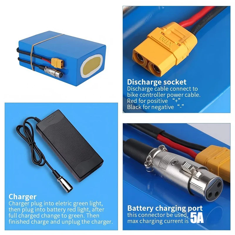 48V 52V 30ah 50ah Electric bik - огляд і ціна 60V 50Ah Electric Scooter Battery