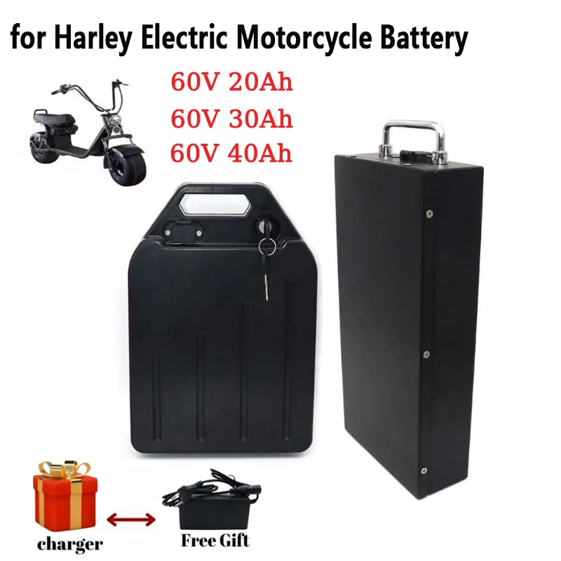 For HarleyBattery 60V 20Ah 30A - огляд і ціна 60V 50Ah Electric Scooter Battery