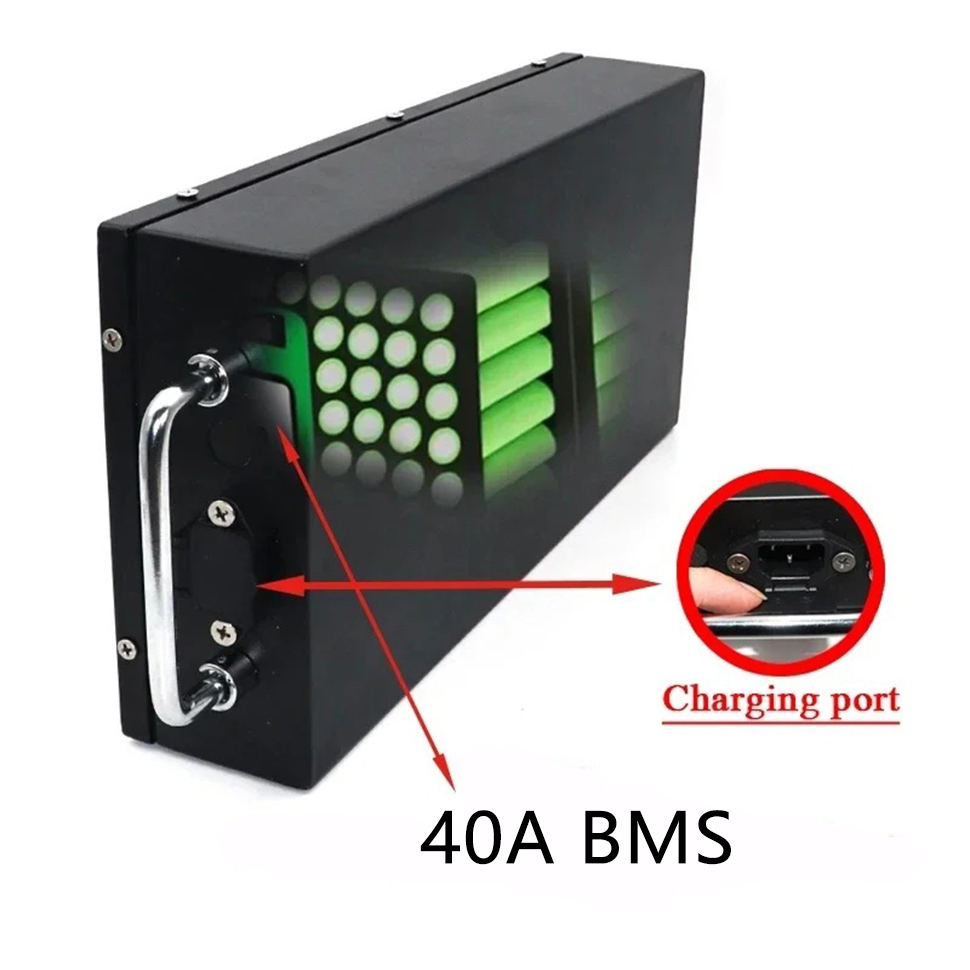 New 60V 30Ah 40Ah 10Ah Electri - огляд і ціна 60V 50Ah Electric Scooter Battery